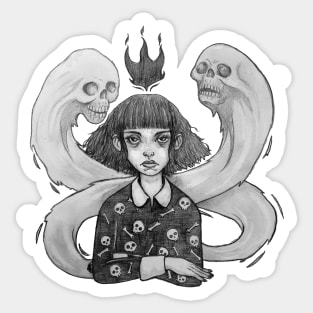 Queen of the Spooks Sticker